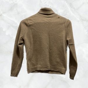 Cashmere Turtleneck Teddy Sweater